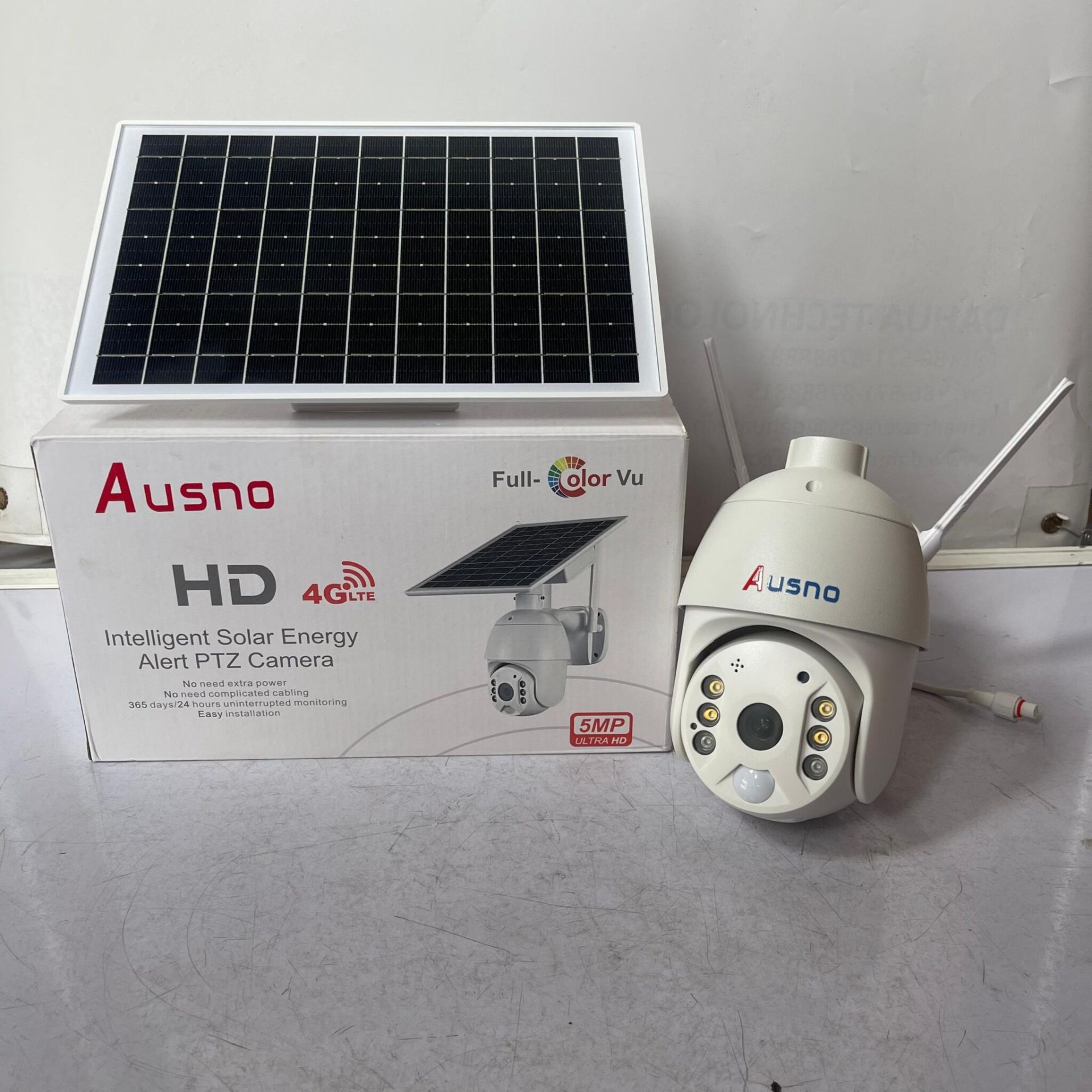 Ausno 5mp 4g Single Lens Solar Ptz Big Outdoor Camera (sim Enabled) (ubox App) (2)