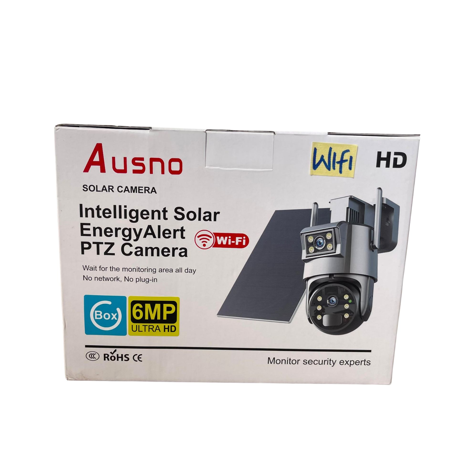 Ausno 6mp Hd Wifi Dual Lens Solar Ptz Outdoor Camera With Auto Tracking (ubox App) (3)