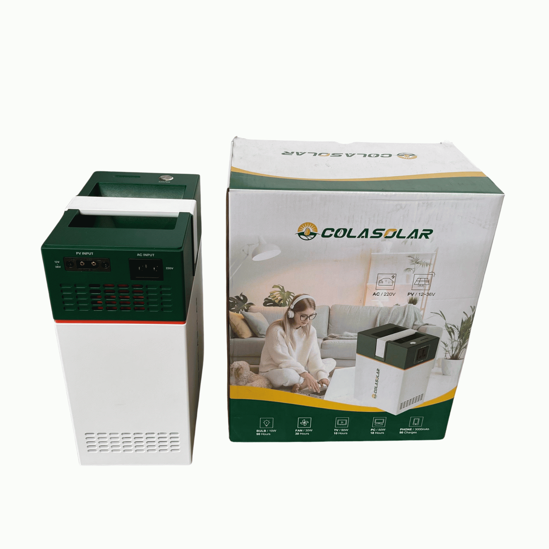 Cola 1000 200watts Solar Generator