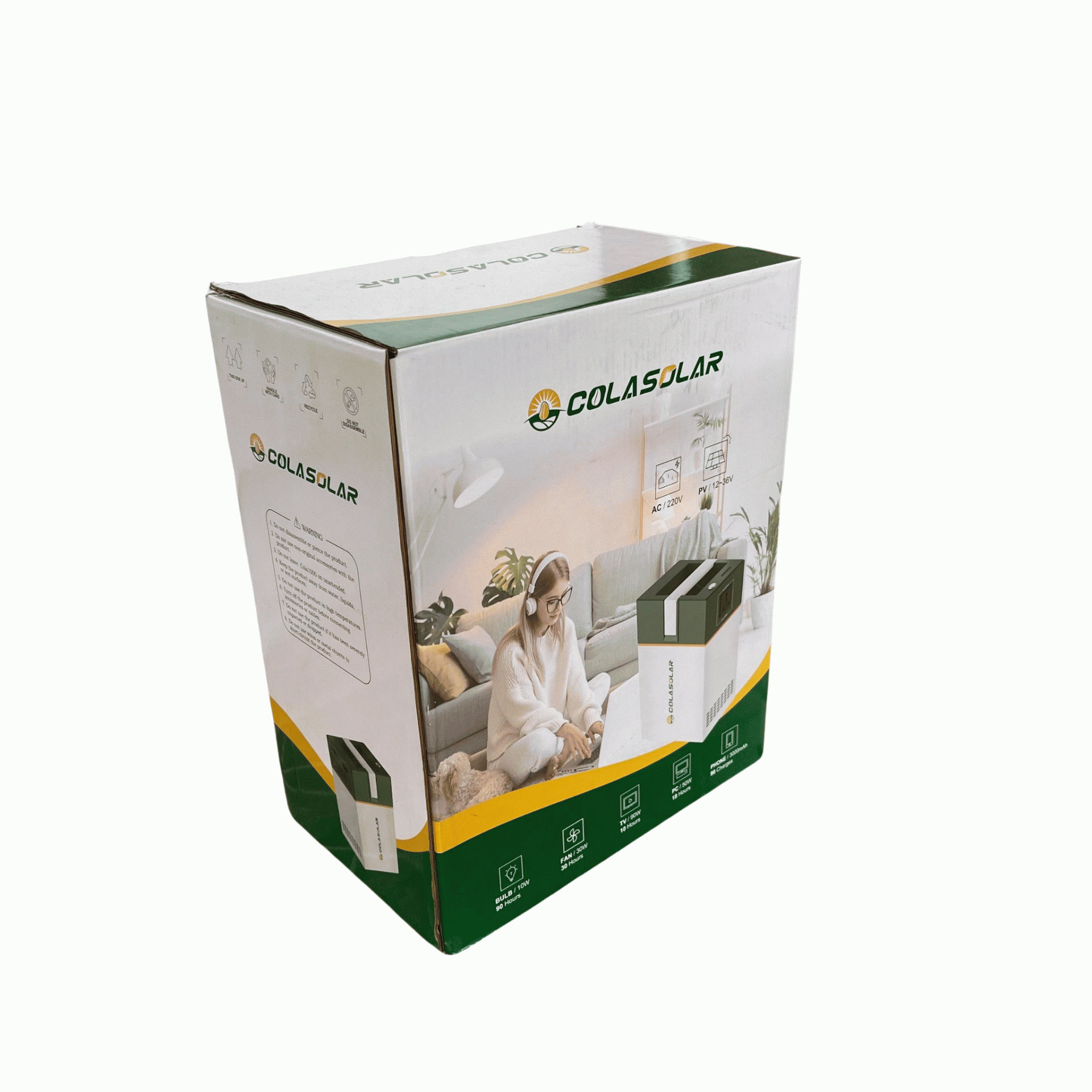 Cola 1000 200watts Solar Generator