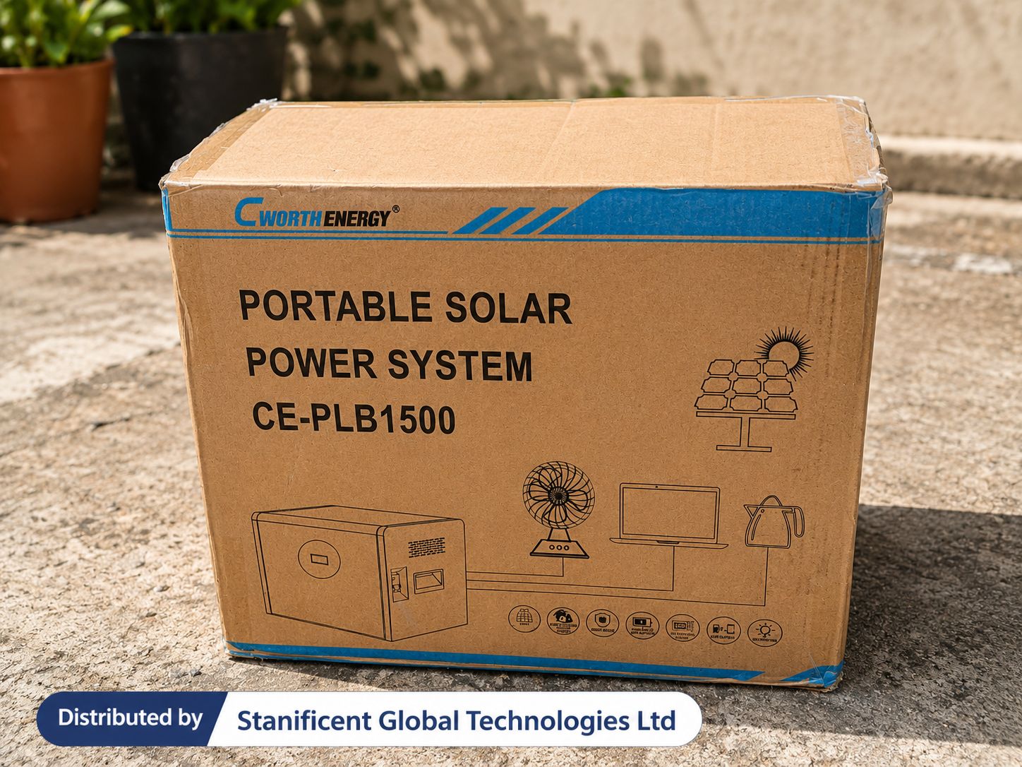 Cworth Energy 1200w Portable Solar Generator (3)