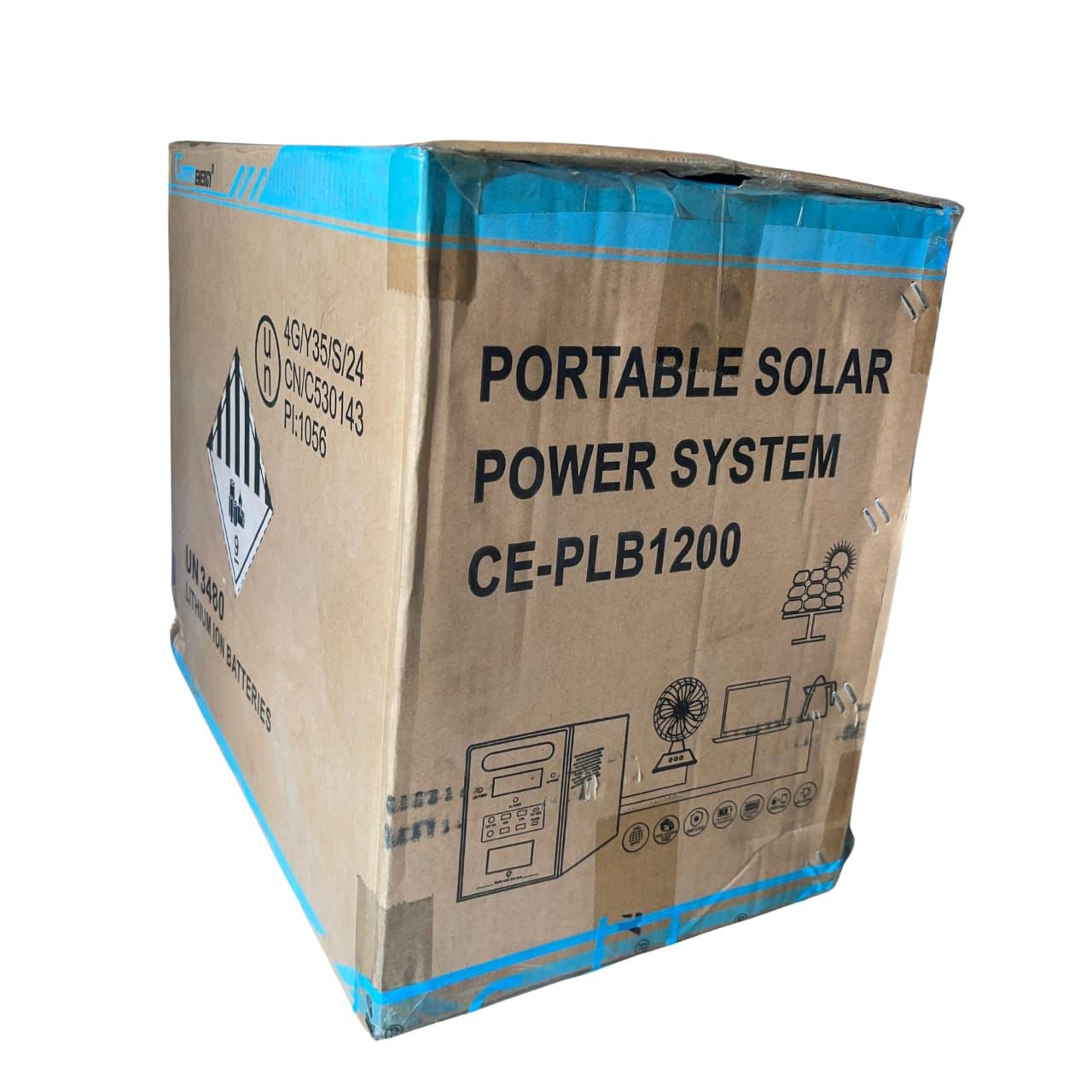 Cworth Energy 1200watts Portable Solar Generator – 60ah 1.5kwh Battery Capacity (ce Plb1200) (1)