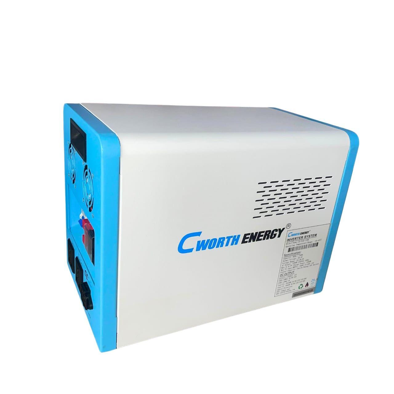 Cworth Energy 1200Watts Portable Solar Generator – 60Ah 1.5KWh Battery Capacity (CE-PLB1200)