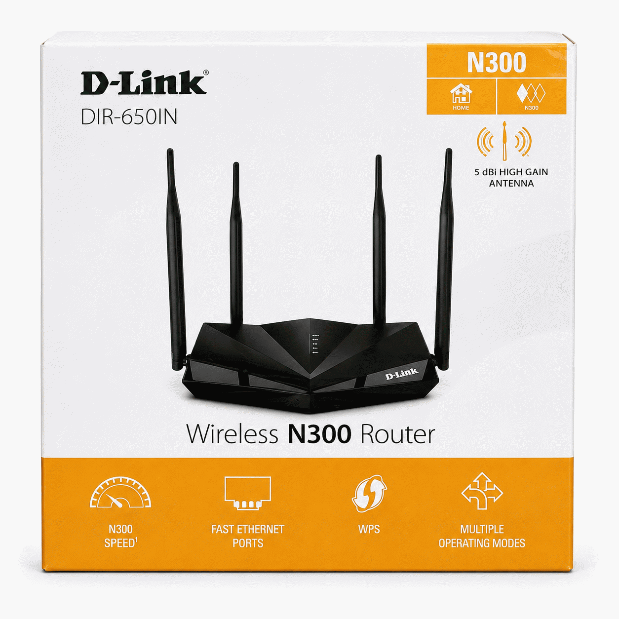 D Link Wireless N300 Simless Router (dir 650in) (1)