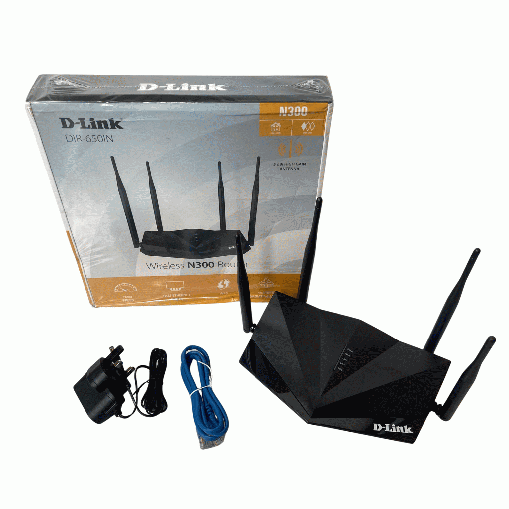 D-Link Wireless N300 Simless Router (DIR-650IN)