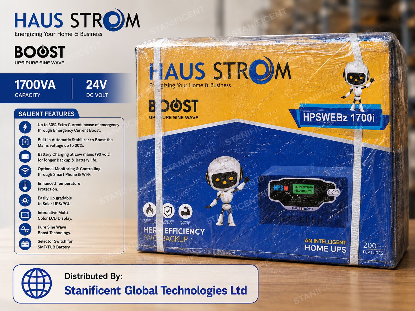 Haustrom 1.7kva1700va24v Inverter (2)