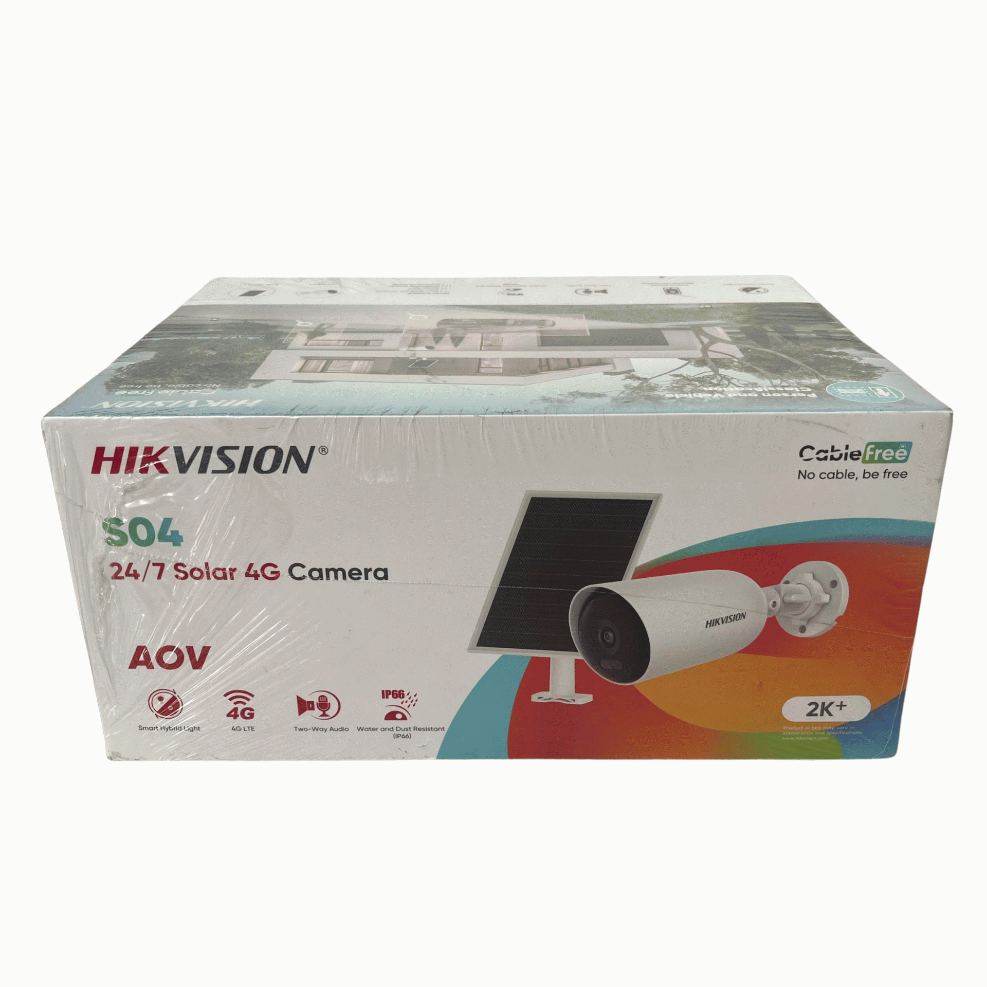 Hikvision 4mp 4g Aov Single Lens Bullet Solar Camera Hik Connect App