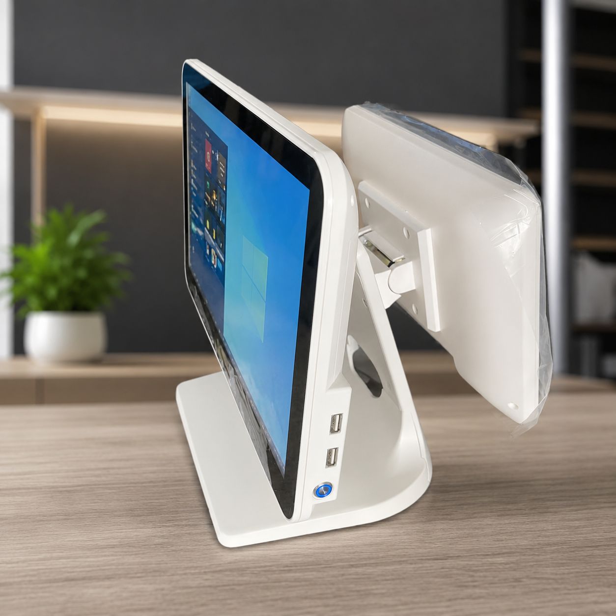 Hippoint Double Screen Pos Desktop Computer (2)