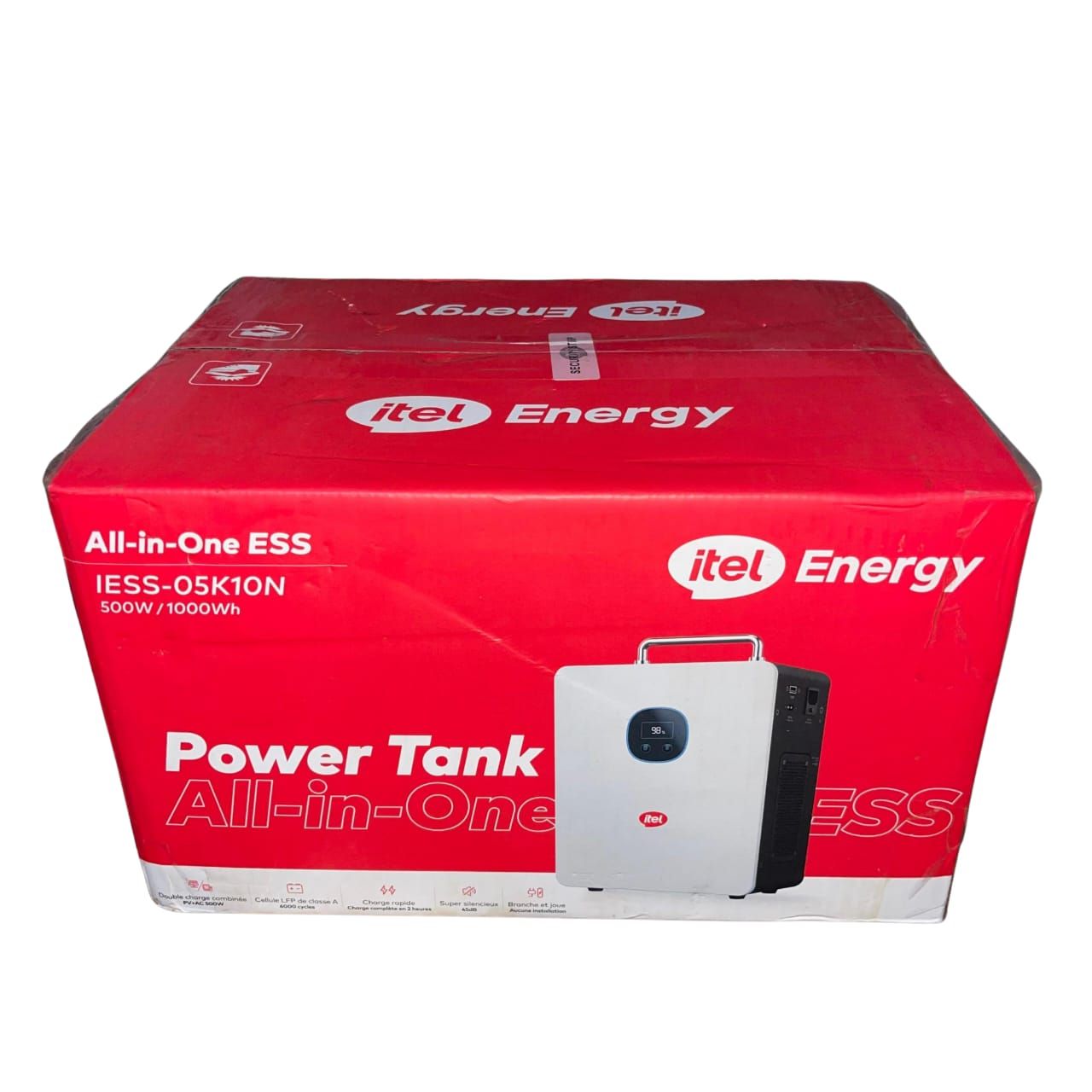 itel Energy Power Tank 500W Solar Generator - 1000Wh Battery Capacity