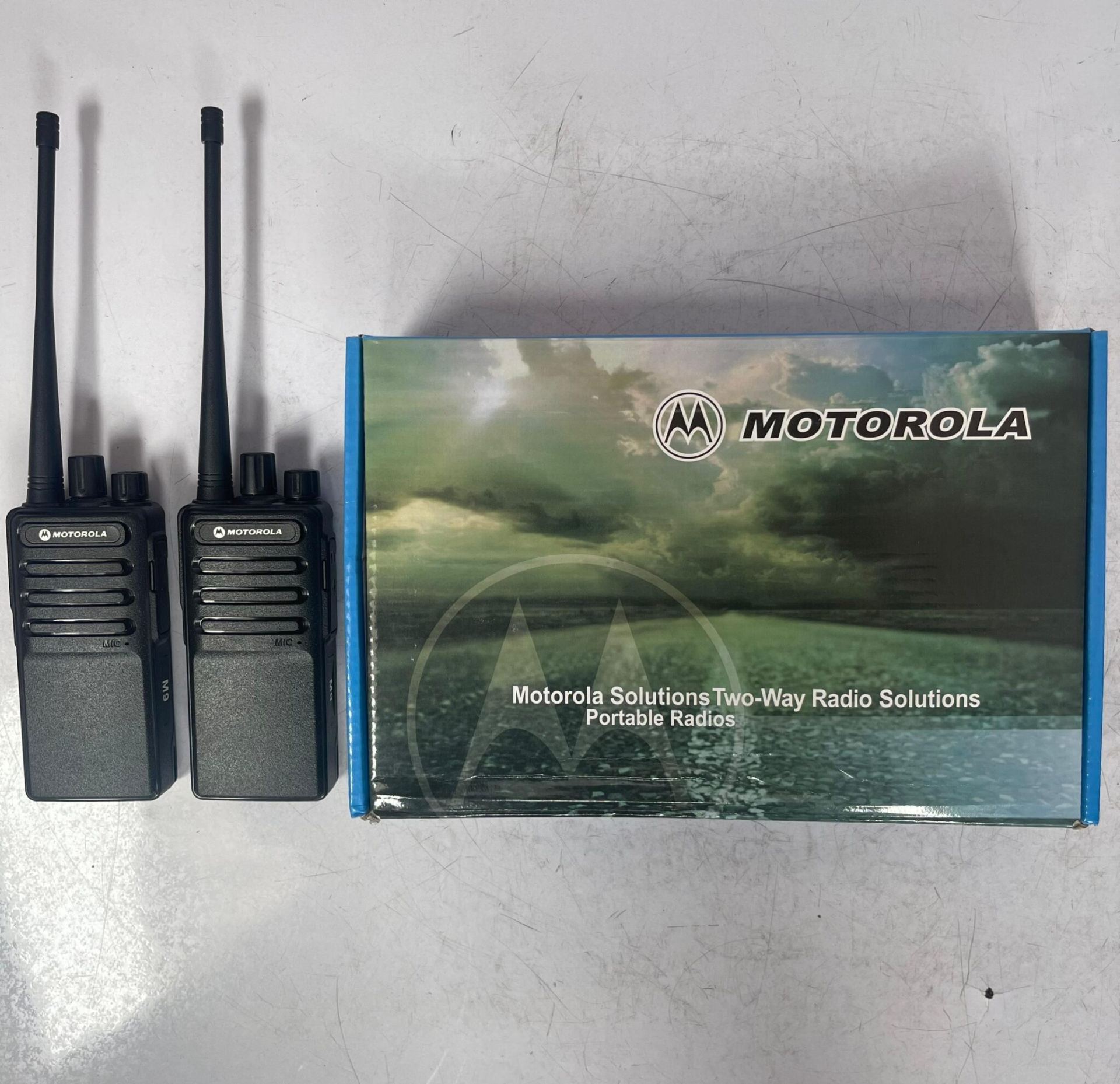 Motorola M9 Walkie Talkie Handset (double) (1)