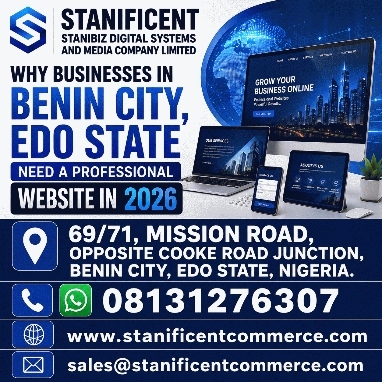 Why Businesses in Benin City, Edo State Need a Professional Website in 2026