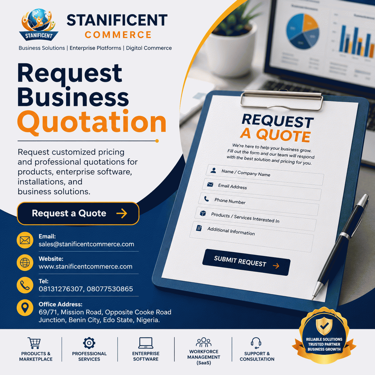 Request Business Quotation