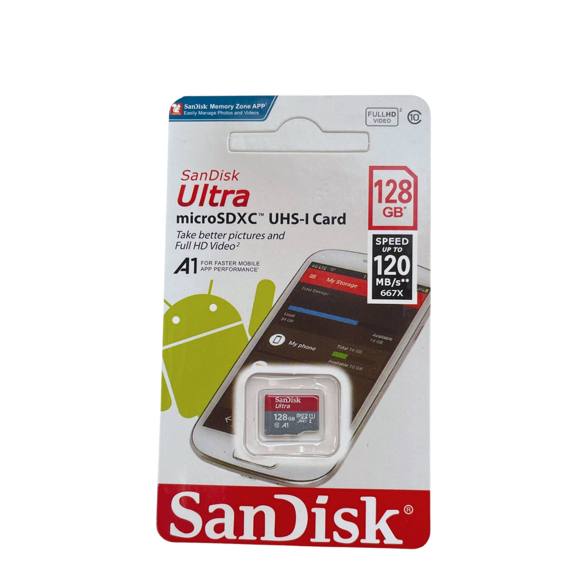 Sandisk 128GB Class 10 SD Memory Card