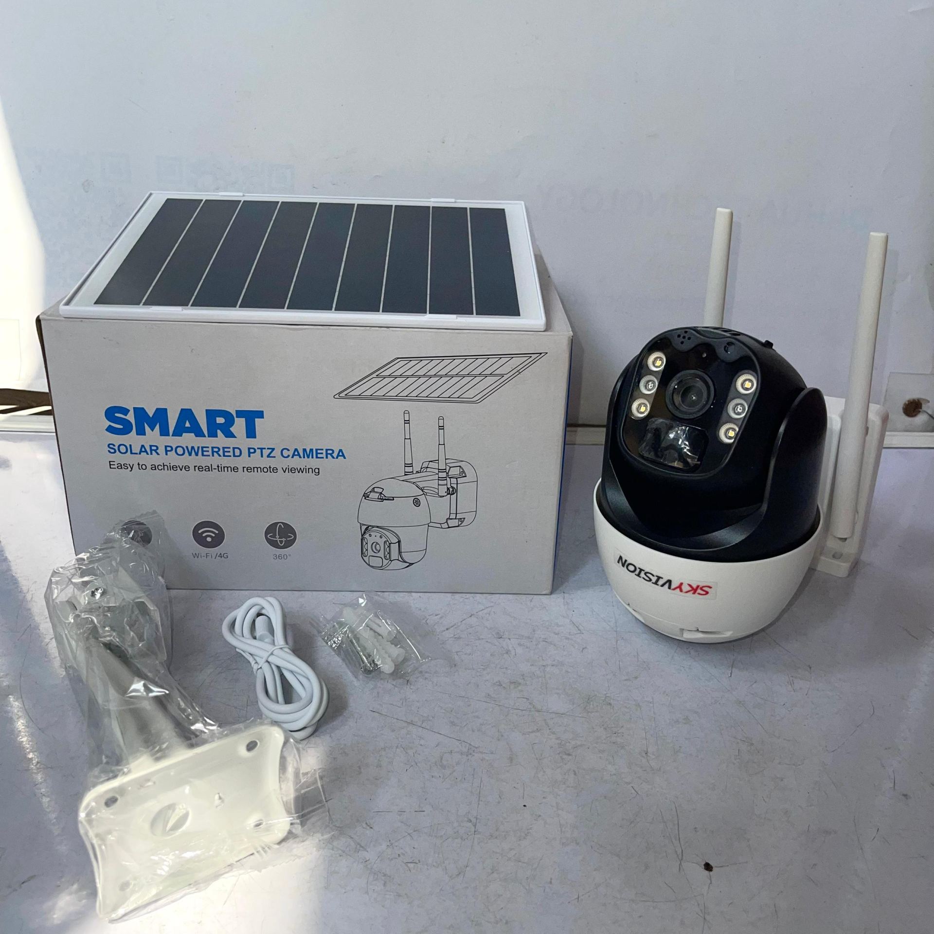 Skyvision 5MP 4G Single Lens Smart Solar PTZ Big Outdoor Camera (UBox App)