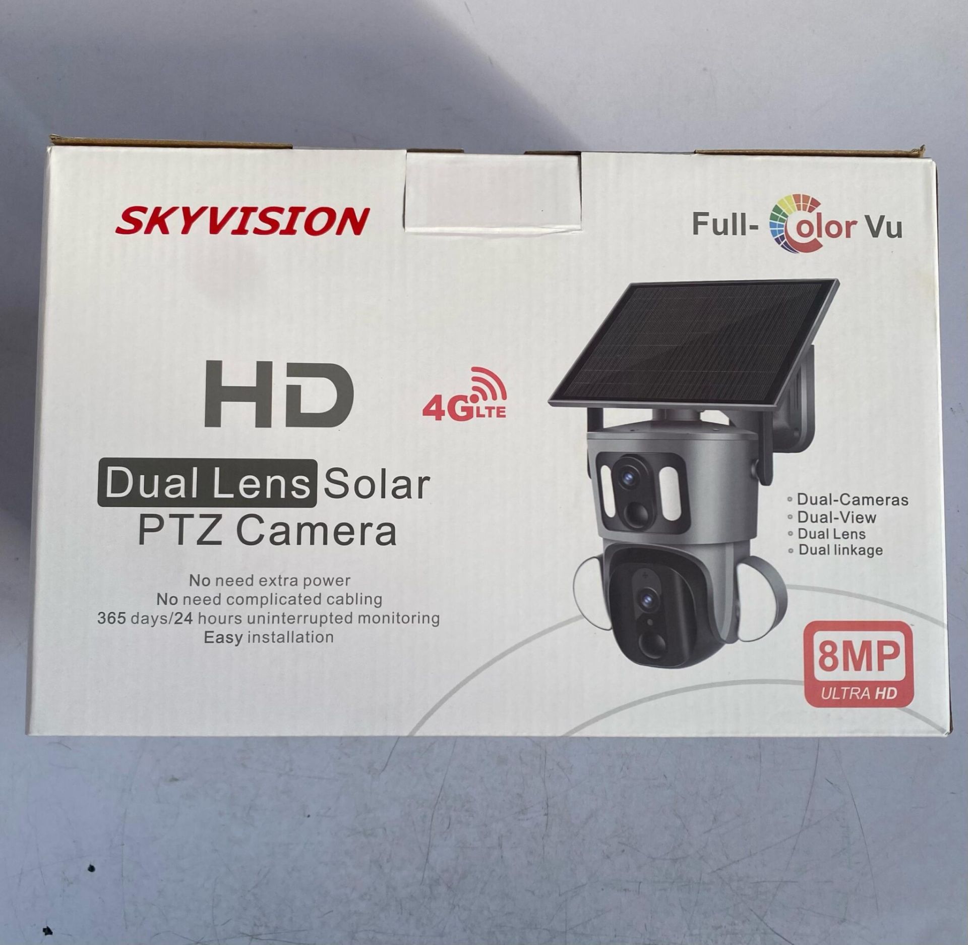 Skyvision 8mp 4g Dual Lens Solar Ptz Big Outdoor Camera With Auto Tracking (ubox App) (1)