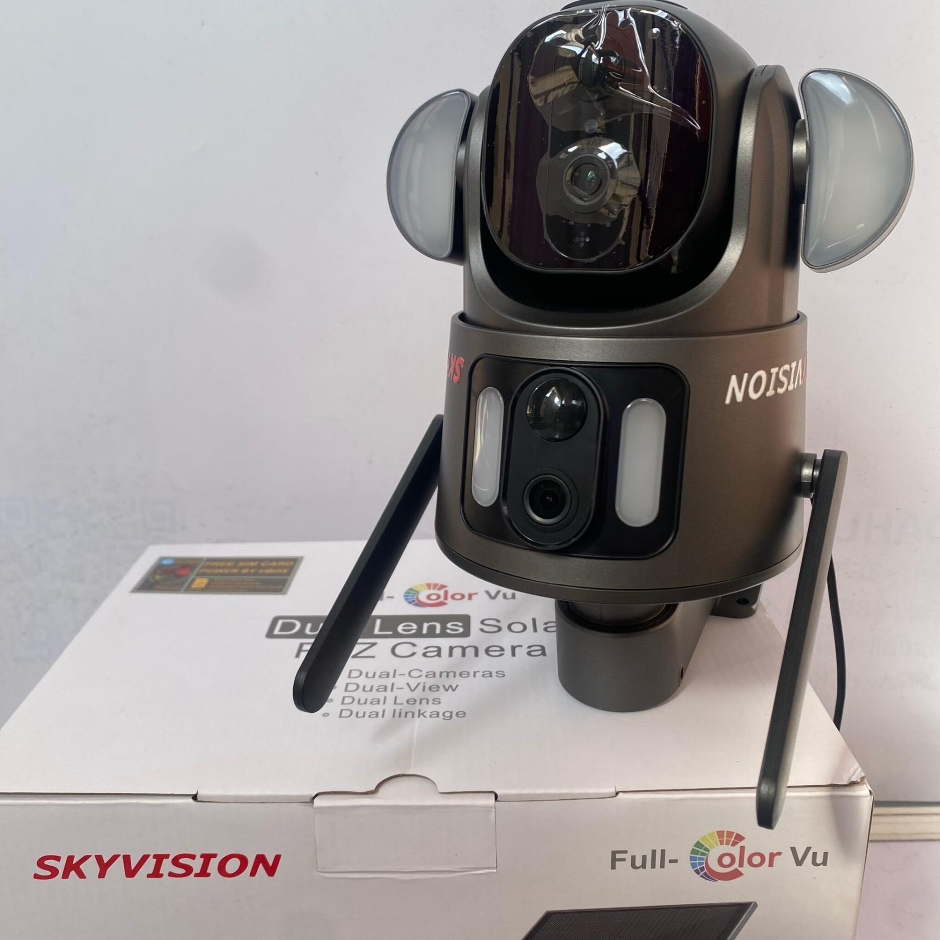 Skyvision 8mp 4g Dual Lens Solar Ptz Big Outdoor Camera With Auto Tracking (ubox App) (2)