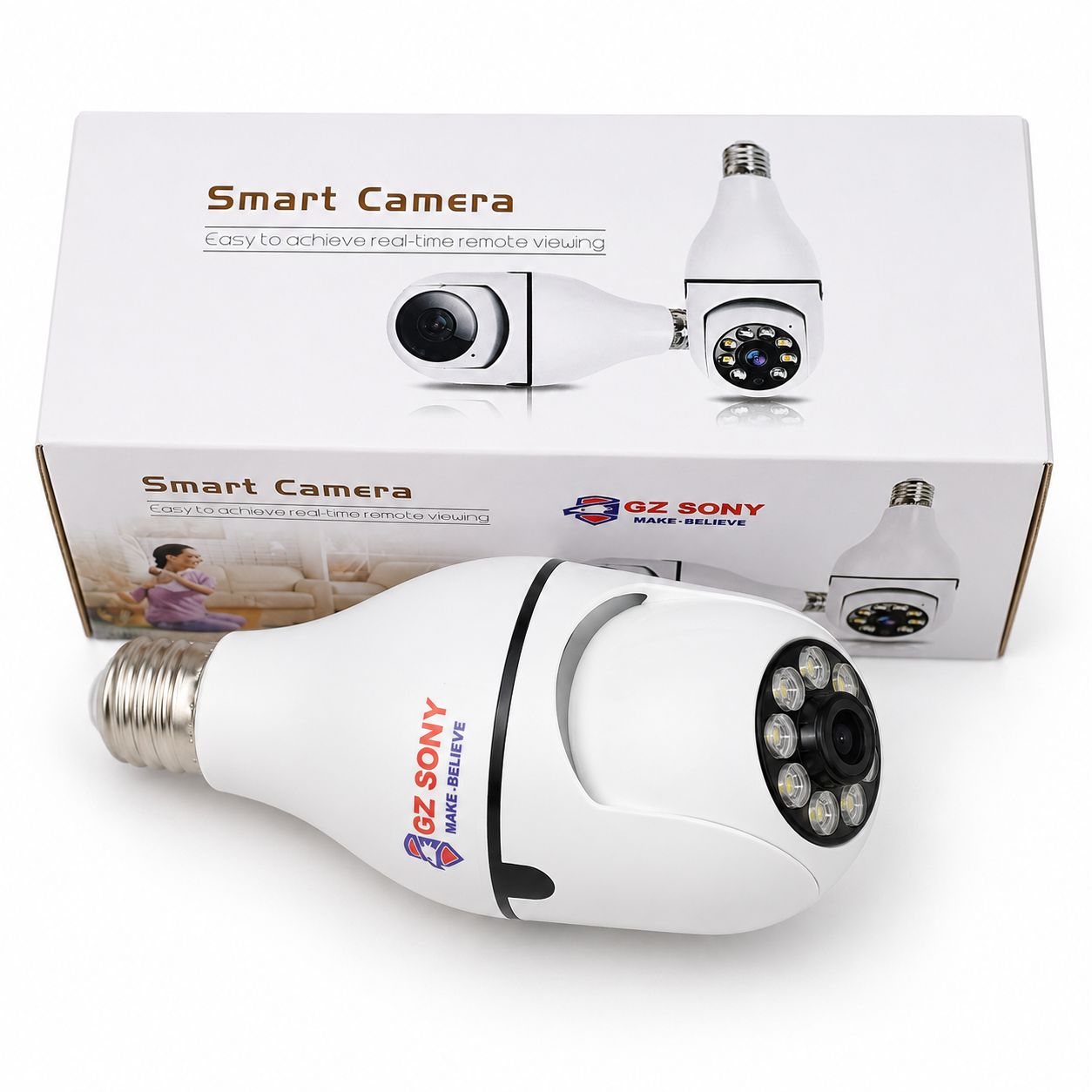 Standalone 360degree Wifi Panoramic Ptz Light Bulb (3)