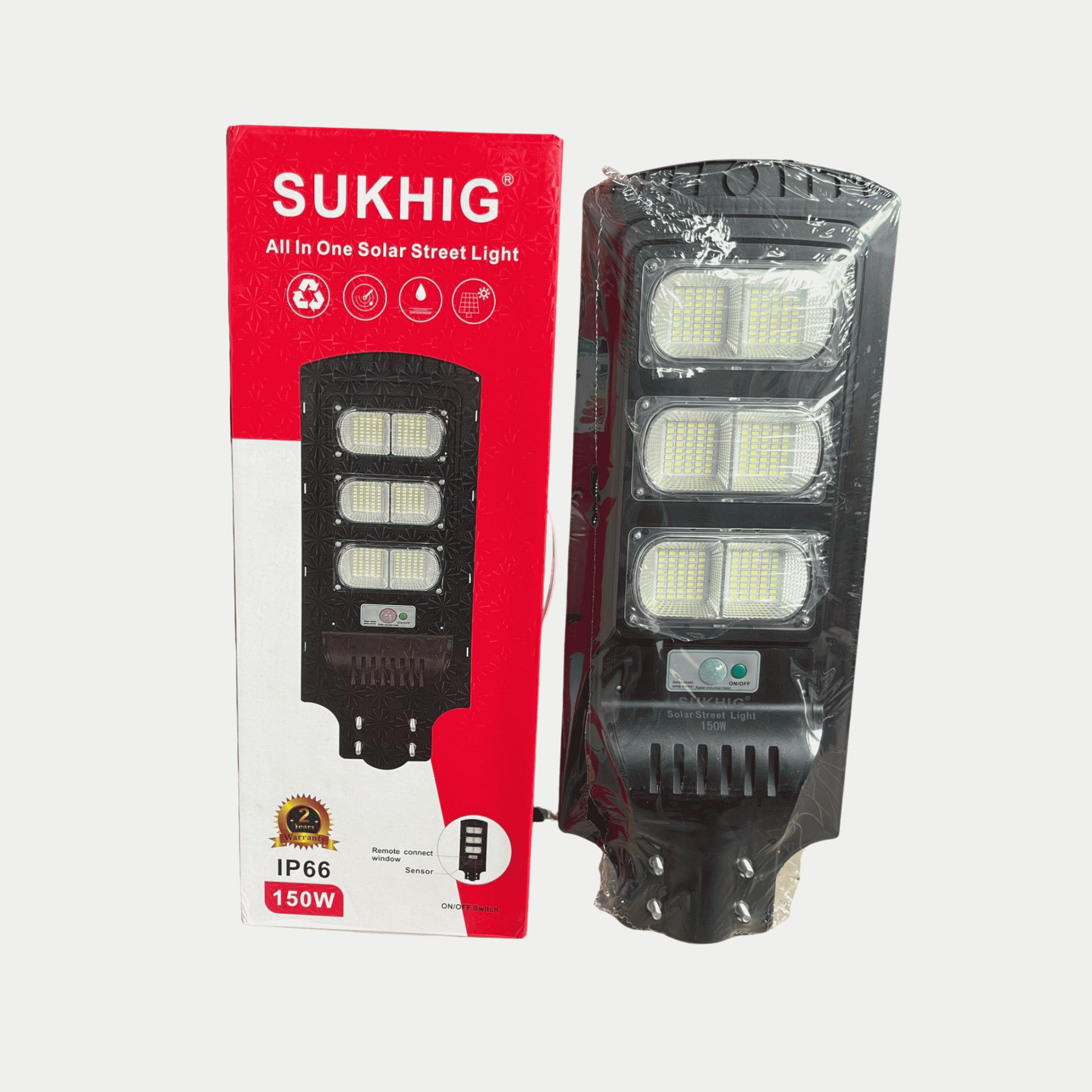 Sukhig 150watts All In One Solar Street Light
