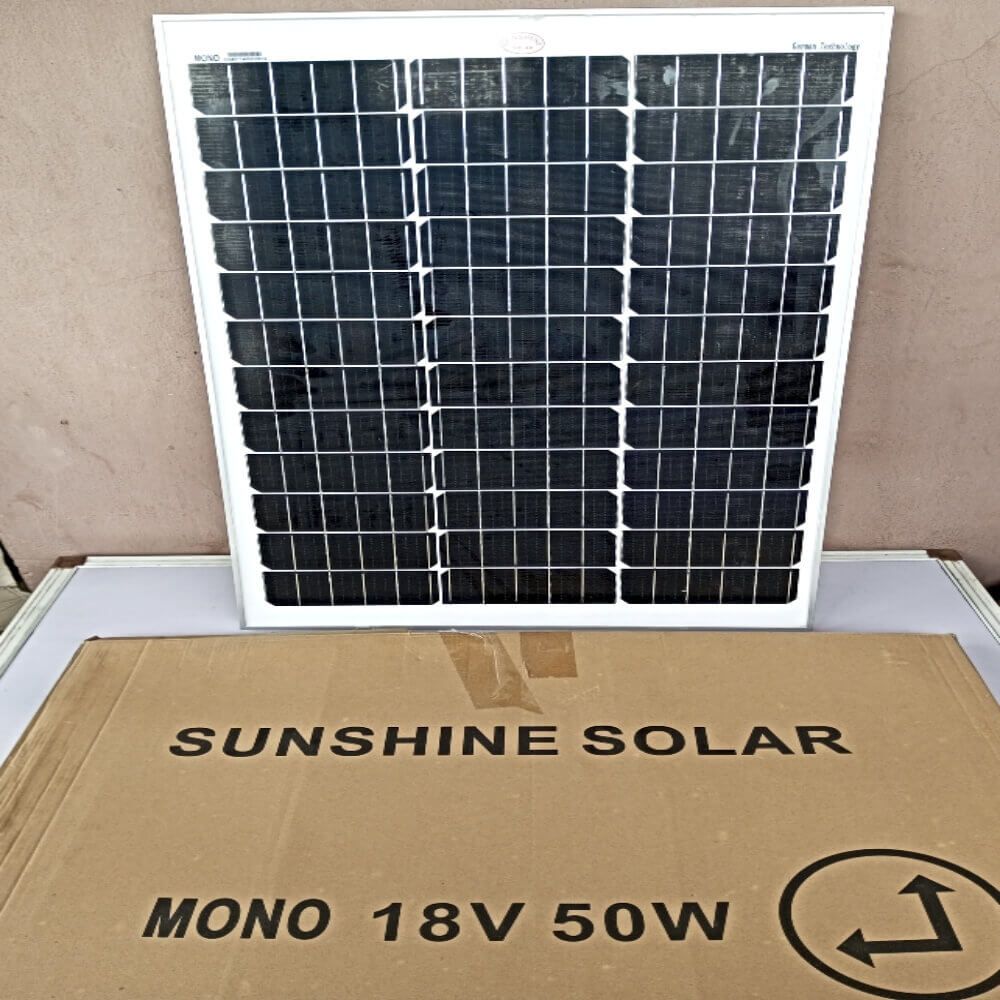 Sunshine 50watts Mono Solar Panel