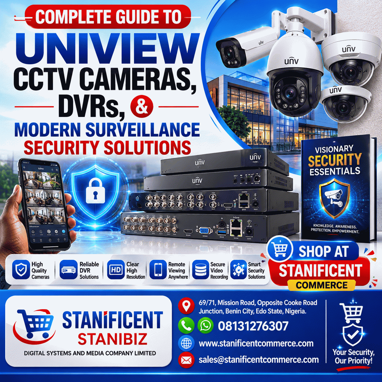 Complete Guide to Uniview CCTV Security Cameras, Uniview DVRs, and Modern Surveillance Solutions