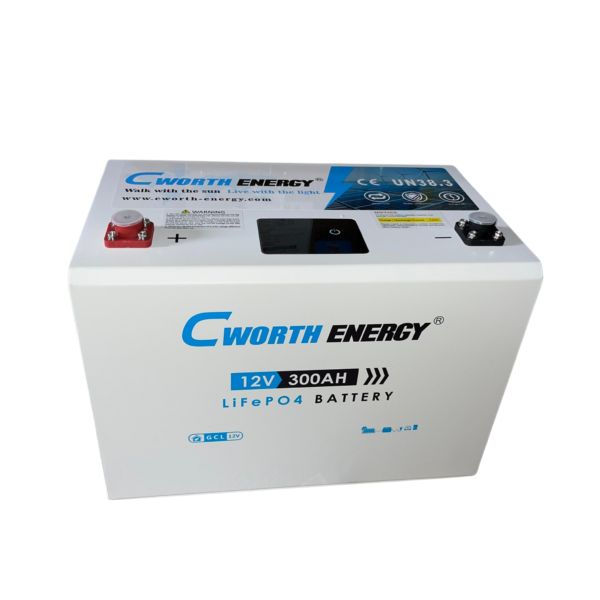 Cworth Energy 12V/300AH/3.84KWh Lithium Battery